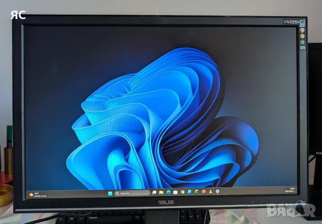 2 броя Asus VW225N 22" – запазени монитори, с HDMI адаптери, HDMI и захранващи кабели, снимка 2 - Монитори - 55971229