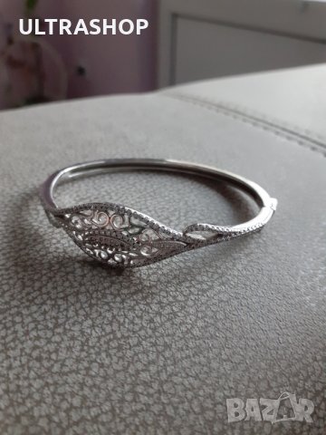 НОВА Уникална сребърна гривна 16.6грама, снимка 2 - Гривни - 27314100