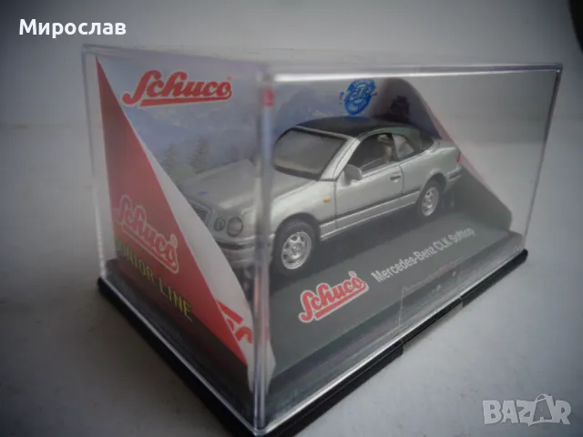1:72 SCHUCO MERCEDES BENZ CLK ИГРАЧКА КОЛИЧКА МОДЕЛ, снимка 2 - Колекции - 47960534