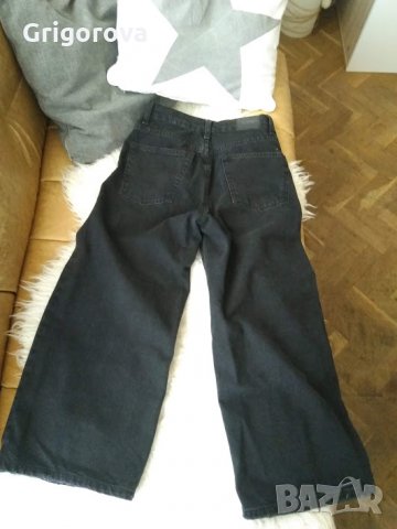 Черни дънки,висока талия ,чарлстон, Bershka, снимка 9 - Дънки - 30293342