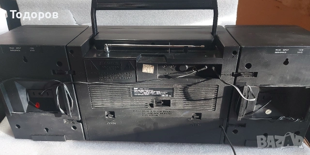 ICE SRR-2479 Stereo Radio Double Cassette Recorder , снимка 2 - Радиокасетофони, транзистори - 54286343