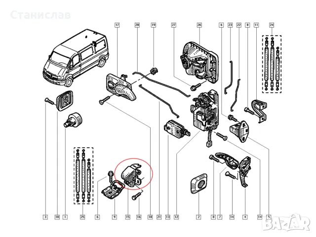 Opel Movano A Брава за багажник, снимка 5 - Части - 50311321