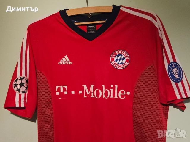 Adidas Michael Ballack Bayern Munich #13 2001 Soccer Jersey Shirt L football футболна тениска джърси, снимка 4 - Футбол - 52059670