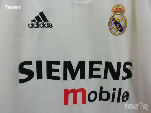 Real Madrid Roberto Carlos Adidas оригинална тениска фланелка Реал Мадрид Роберто Карлош размер М, снимка 4 - Тениски - 47666837
