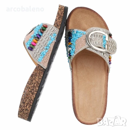 Дамски летни чехли, 4цвята , снимка 11 - Сандали - 50490284