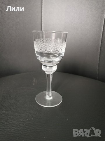 Кристални чаши за ракия, снимка 1 - Чаши - 38453592