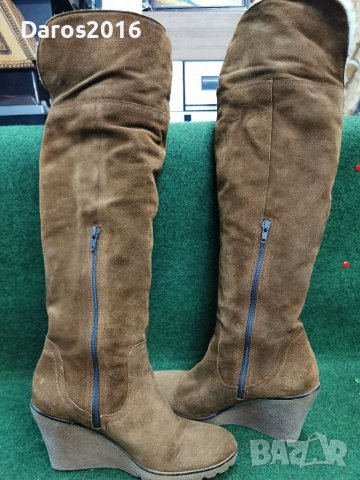 Топли дамски чизми с платформа 37 номер , снимка 11 - Дамски ботуши - 38671408