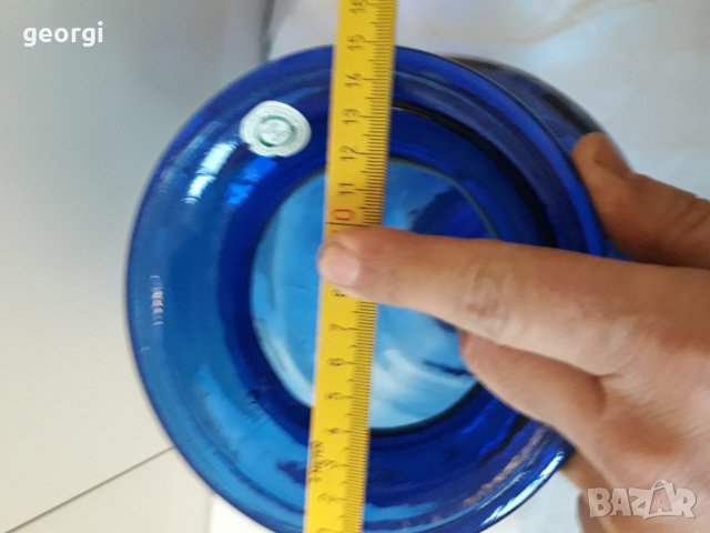 Испански стъклена ваза, снимка 6 - Декорация за дома - 31387124