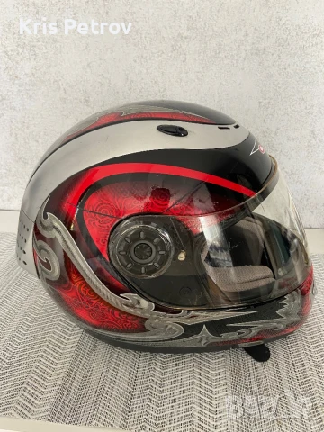 Пистова Каска За Мотор CAN Размер L 59-60см, снимка 4 - Аксесоари и консумативи - 50760997