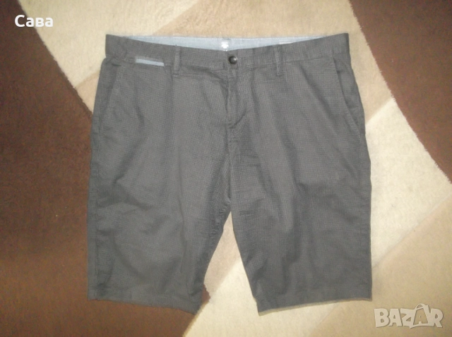 Къси панталони TOM TAILOR  мъжки,Л и ХЛ  /сив,ситно каре/, снимка 6 - Къси панталони - 46232704