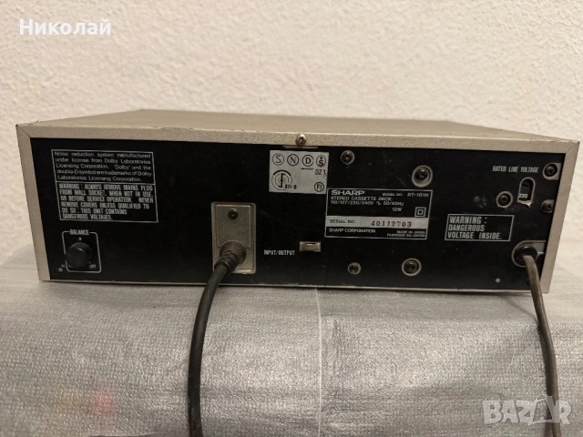 SHARP RT-101 КАСЕТЕН ДЕК ЗА РЕМОНТ, снимка 4 - Декове - 53305706