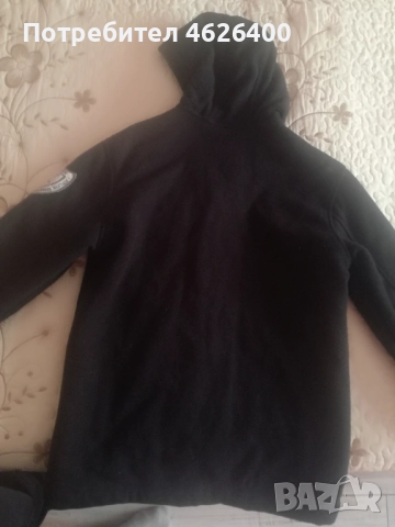 Продавам черно зимно палто с качулка-марково, снимка 4 - Палта - 52106397