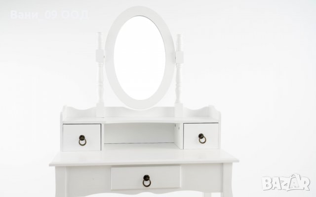 Табуретка с огледало и тоалетка, снимка 2 - Тоалетки - 35230829