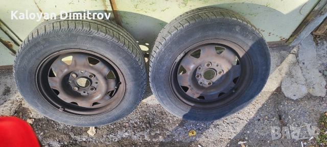 Продавам 2бр. гуми с джанти 14" 4х108