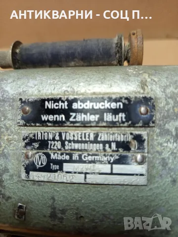 Стар Немски Механичен Брояч., снимка 8 - Антикварни и старинни предмети - 49238567