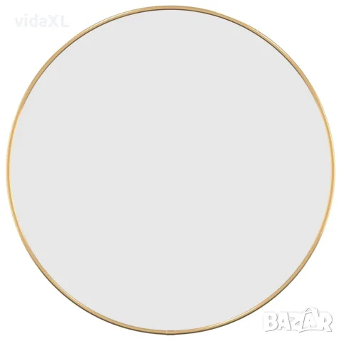 vidaXL Стенно огледало злато Ø 50 см кръгло