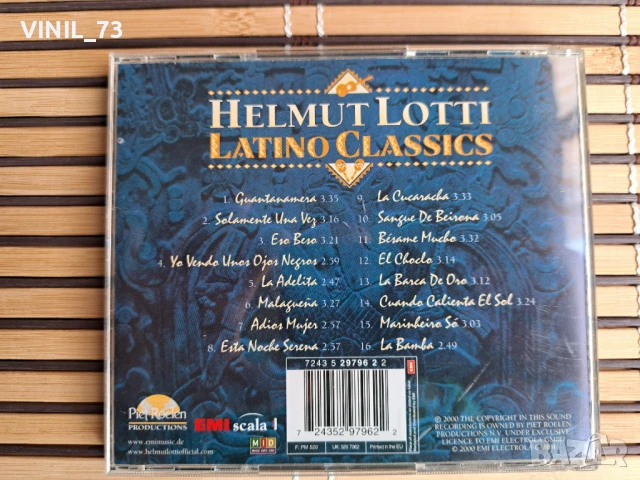 Helmut Lotti  – Latino Classics, снимка 3 - CD дискове - 50964244