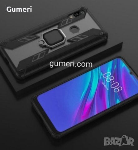 Huawei Y6s Удароустойчив гръб с метален пръстен , снимка 4 - Калъфи, кейсове - 30522525