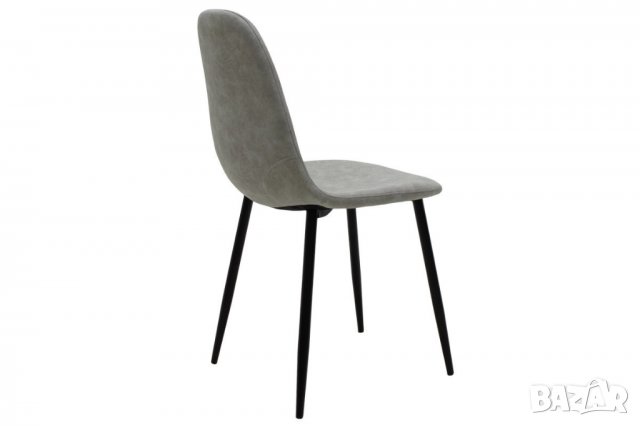 Трапезен стол  сив антик еко кожа , снимка 2 - Столове - 35168645