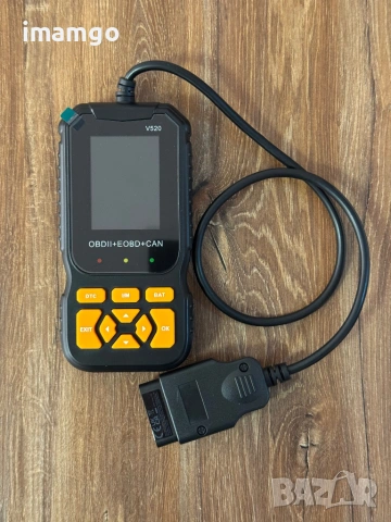 Професионална автодиагностика V520 – OBD2 Скенер с Цветен Дисплей и Тест на Акумулатор