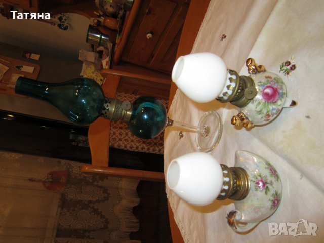 Керамични  настолни лампи , комплект кер.съдове ,обшити с ратани свещници, снимка 12 - Декорация за дома - 32097728