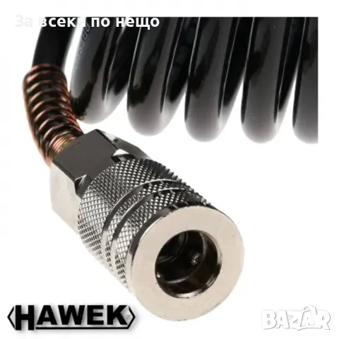 Полиуретанов спирален маркуч за въздух с бързи връзки РАЗЛИЧНИ РАЗМЕРИ, снимка 5 - Други инструменти - 50328431