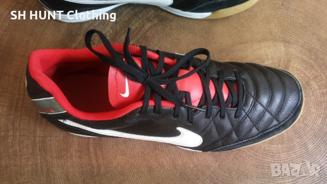 NIKE TIEMPO Leather Footbal Shoes Размер EUR 43 / U 8,5 за футбол естествена кожа 137-14-S, снимка 5 - Футбол - 52652077