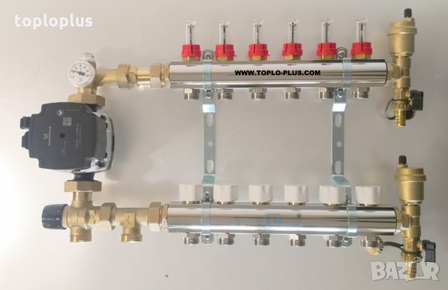 Колектори за подово отопление комплект, снимка 8 - Радиатори - 30700816