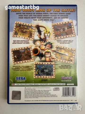 Worms Forts: Under Siege за PS2, снимка 2 - Игри за PlayStation - 56439108