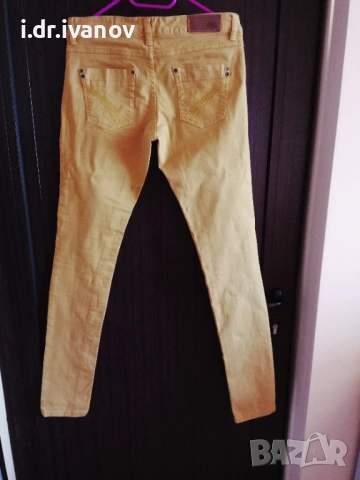 дънки цвят горчица , снимка 2 - Дънки - 54012183