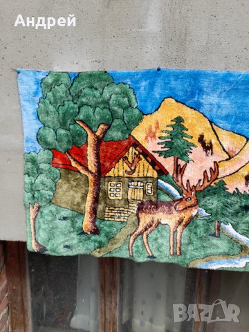 Старинен ковьор,покривка за стена #203, снимка 3 - Антикварни и старинни предмети - 42344365