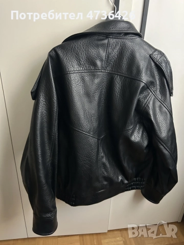 Кожено Яке Zara , снимка 3 - Якета - 56340159