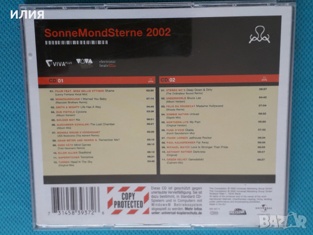 Various – 2002 - SonneMondSterne 2002(2CD)(Techno,Electro,Tech House), снимка 9 - CD дискове - 44768304