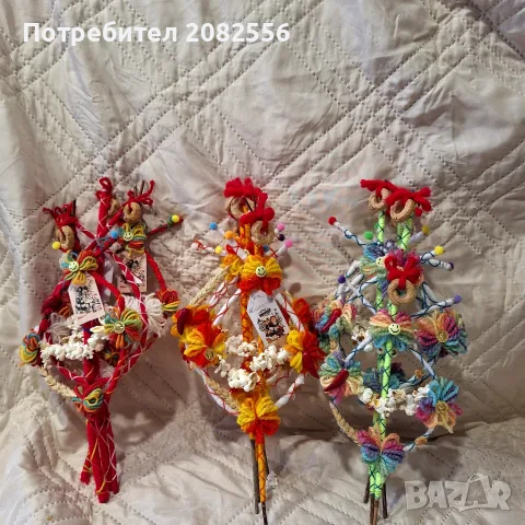 Сурвакници украсени, снимка 13 - Декорация за дома - 56168143