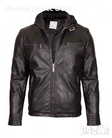 Мъжко зимно кожено яке – 3255, снимка 2 - Якета - 31332558
