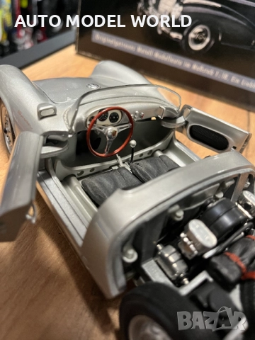 Метална колекционерска количка модел PORSCHE 356A Cabrio 1960 1:18, снимка 6 - Колекции - 52324273