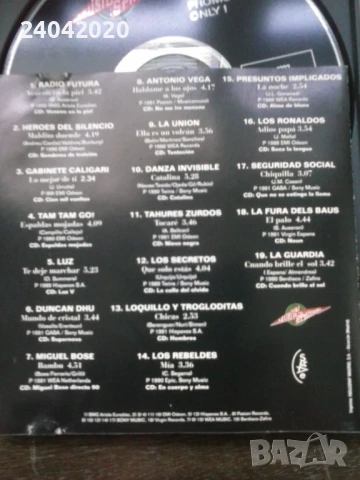 The Finest in Spanish Rock 1992 оригинален диск, снимка 2 - CD дискове - 51087439