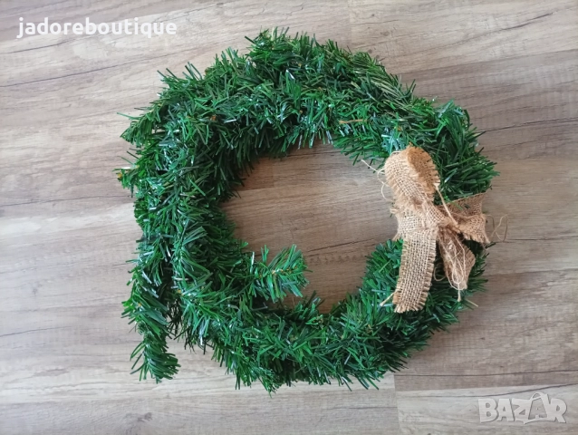 Коледен венец за декорация , снимка 2 - Декорация за дома - 52532270