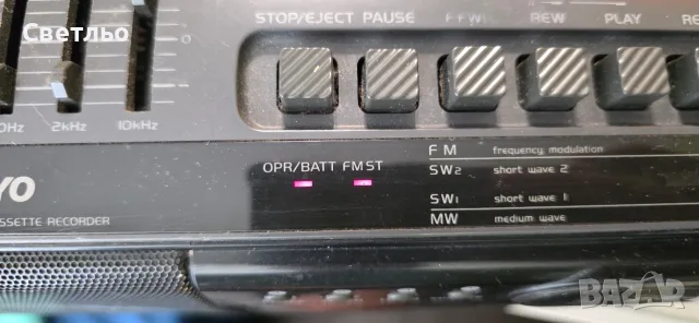 Японски касетофон Sanyo mw747k, снимка 2 - Радиокасетофони, транзистори - 56162928