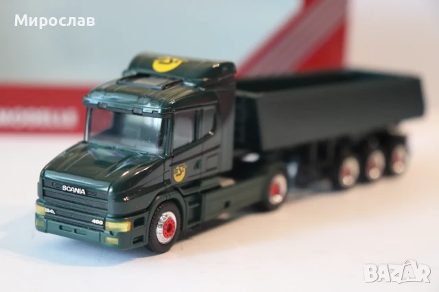 HERPA H0 1/87 SCANIA  КАМИОН МОДЕЛ САМОСВАЛ ГОНДОЛА, снимка 4 - Колекции - 50682110