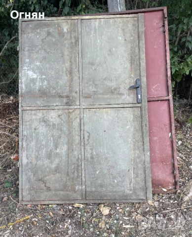 Метална гаражна врата 180/240, брава с патрон, снимка 2 - Гаражни врати - 40311161