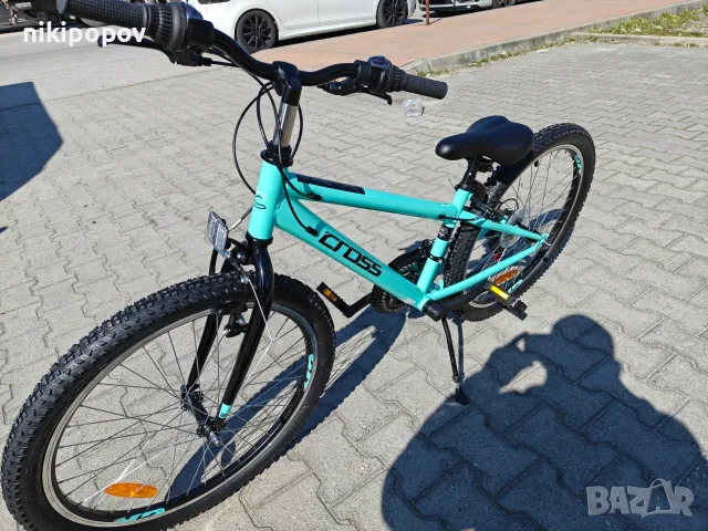 CROSS Велосипед 24" SPIDER син, снимка 7 - Велосипеди - 56530166