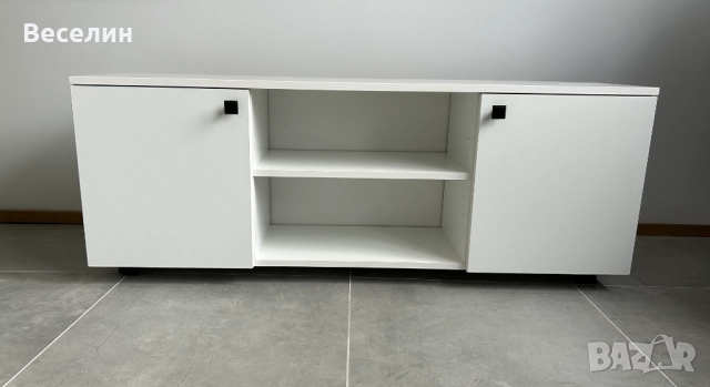 ТВ Шкаф - Бял от 18мм ПДЧ, снимка 2 - Скринове - 52643818