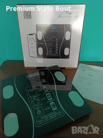 Кантар с възможност за измерване на индекса на телесните мазнини, снимка 2 - Везни - 54002899