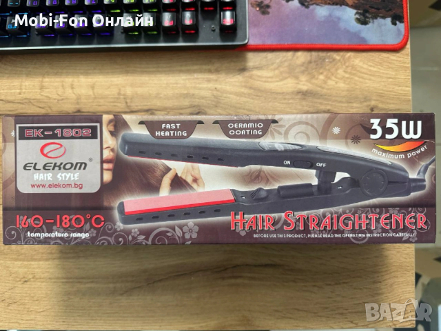 Преса за коса Елеком ЕК -1802, за изправяне, керамични плочи 