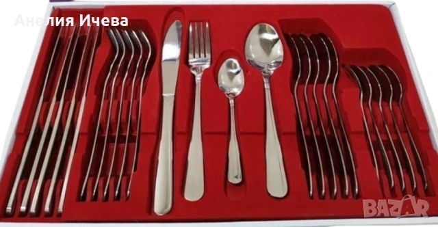 Прибори за хранене Bohmann oт неръждаема стомана 24 части , снимка 2 - Прибори за хранене, готвене и сервиране - 51425609