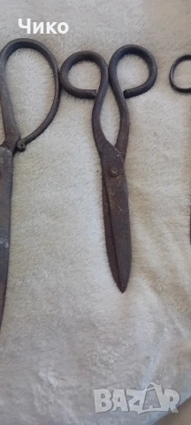 5бр старинни ковани ножици, снимка 5 - Антикварни и старинни предмети - 53061455