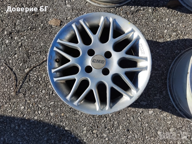Продавам комплект 4 броя алуминиеви лети джанти марка CMS, Dacia Renault Volkswagen , снимка 5 - Гуми и джанти - 52806801