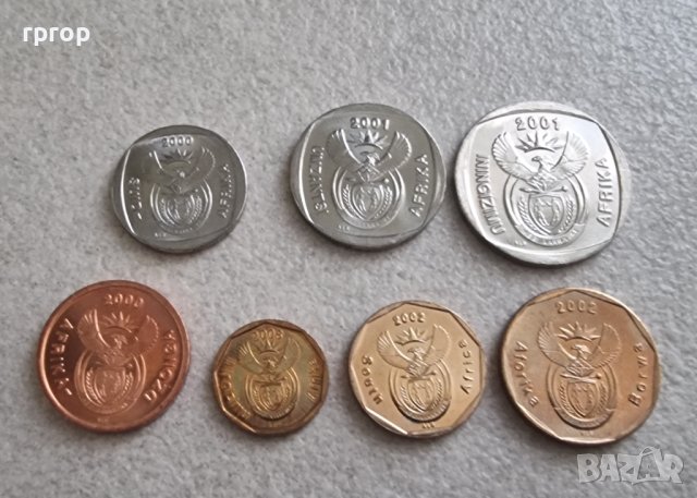 Монети. Южно Африканска Република . ЮАР. 0.05 ,0.10, 0.20 ,0.50, 1 ,2 и 5 ранда.  Чисто нови., снимка 6 - Нумизматика и бонистика - 42284223