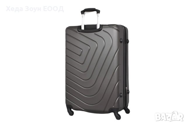 Куфар голям ABS 74 х 48 х 30см - Черен/Сив/Син/Сив/Бордо, снимка 5 - Куфари - 40853143